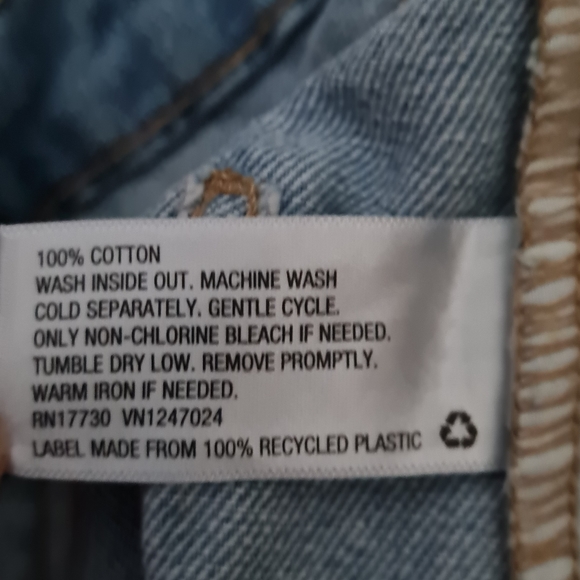 WILD FABLE HIGHEST RISE CUTOFF SHORT LITHG WASH, BLUE SIZE 10 - Picture 5 of 7